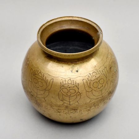 South Indian Style Holy Water Pot (Lota) For Decor